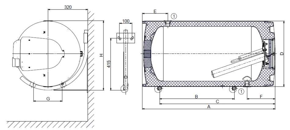 Бойлер Okcev 125L (1103308111)